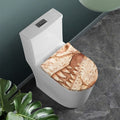 T-Rex Fossil Print Toilet Lid Cover