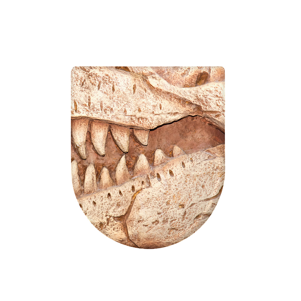 T-Rex Fossil Print Toilet Lid Cover