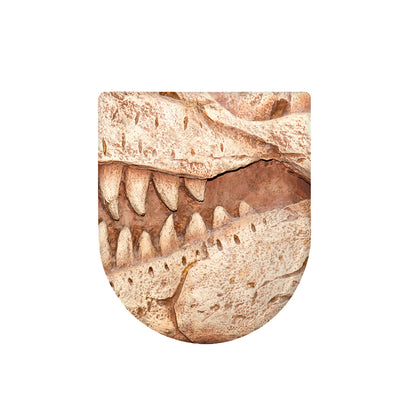 T-Rex Fossil Print Toilet Lid Cover