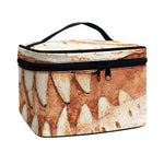 T-Rex Fossil Print Travel Makeup Bag