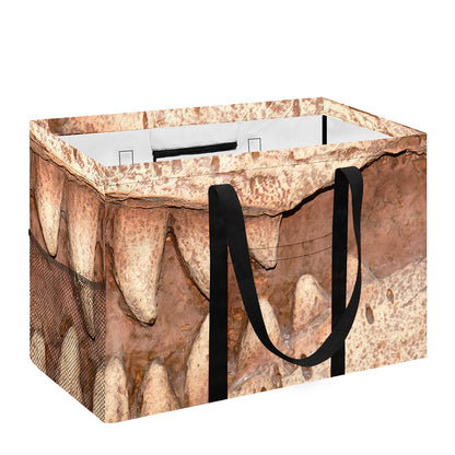 T-Rex Fossil Print Utility Tote Bag