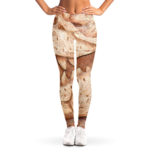 T-Rex Fossil Print Women's Leggings