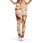 T-Rex Fossil Print Women's Leggings