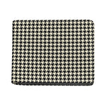 Tan And Black Houndstooth Pattern Print Bifold Wallet