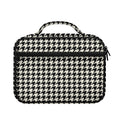 Tan And Black Houndstooth Pattern Print Briefcase Bible Bag