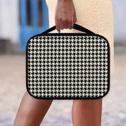 Tan And Black Houndstooth Pattern Print Classic Bible Case