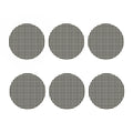 Tan And Black Houndstooth Pattern Print Coaster Set