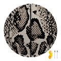 Tan And Black Snakeskin Print Basketball