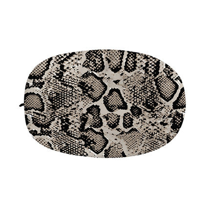 Tan And Black Snakeskin Print Car Side Mirror Covers