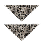 Tan And Black Snakeskin Print Dog Bandana