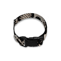 Tan And Black Snakeskin Print Dog Collar