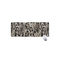 Tan And Black Snakeskin Print Extended Mouse Pad
