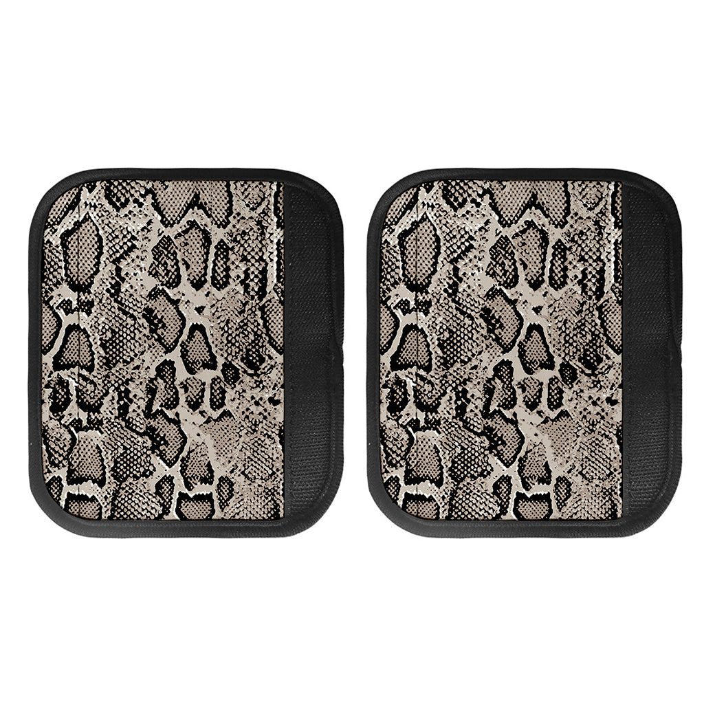 Tan And Black Snakeskin Print Handle Covers