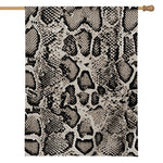 Tan And Black Snakeskin Print House Flag