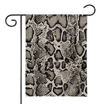 Tan And Black Snakeskin Print House Flag