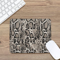 Tan And Black Snakeskin Print Mouse Pad