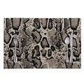 Tan And Black Snakeskin Print Placemat