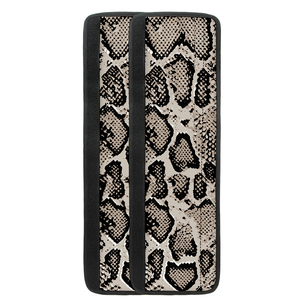 Tan And Black Snakeskin Print Refrigerator Handle Covers