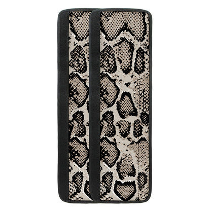 Tan And Black Snakeskin Print Refrigerator Handle Covers
