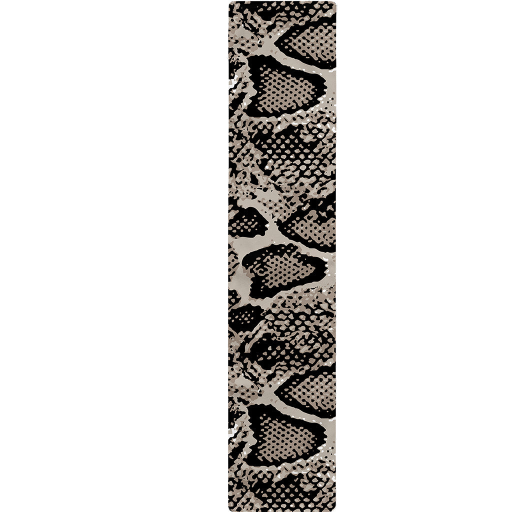Tan And Black Snakeskin Print Table Runner