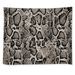 Tan And Black Snakeskin Print Tapestry
