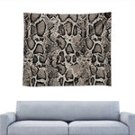 Tan And Black Snakeskin Print Tapestry