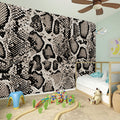 Tan And Black Snakeskin Print Wall Sticker
