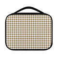 Tan And White Gingham Pattern Print Classic Bible Case