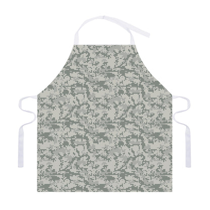 Tan Digital Camo Pattern Print Adjustable Apron