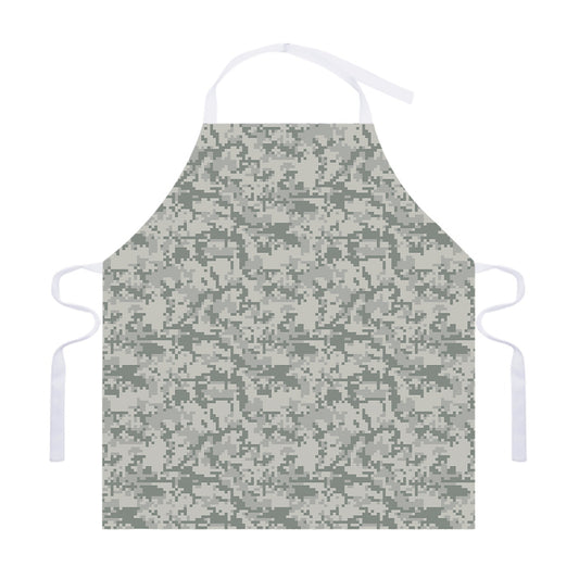 Tan Digital Camo Pattern Print Adjustable Apron