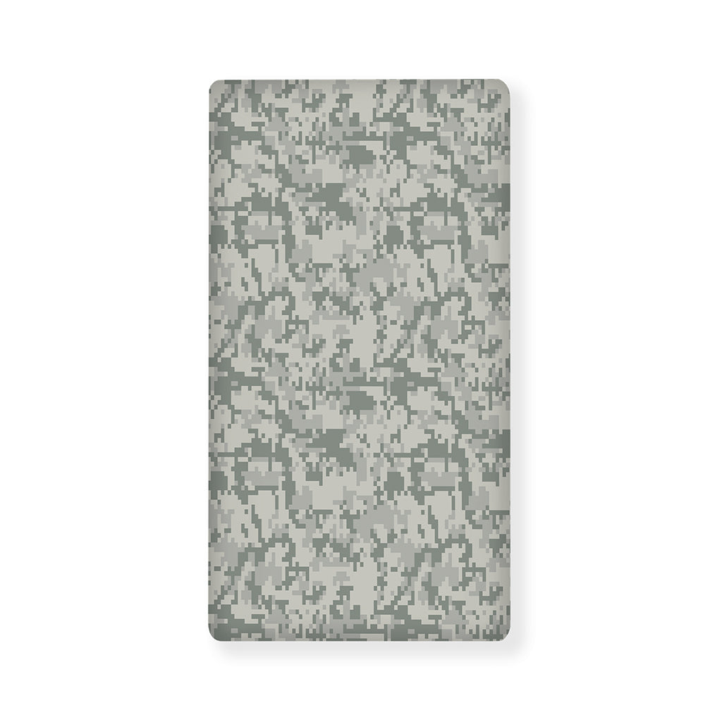 Tan Digital Camo Pattern Print Baby Crib Sheet