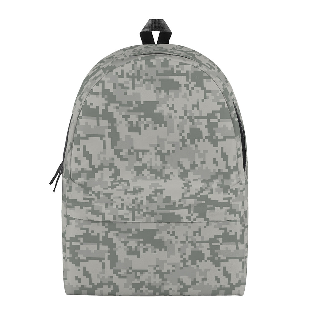 Tan Digital Camo Pattern Print Backpack