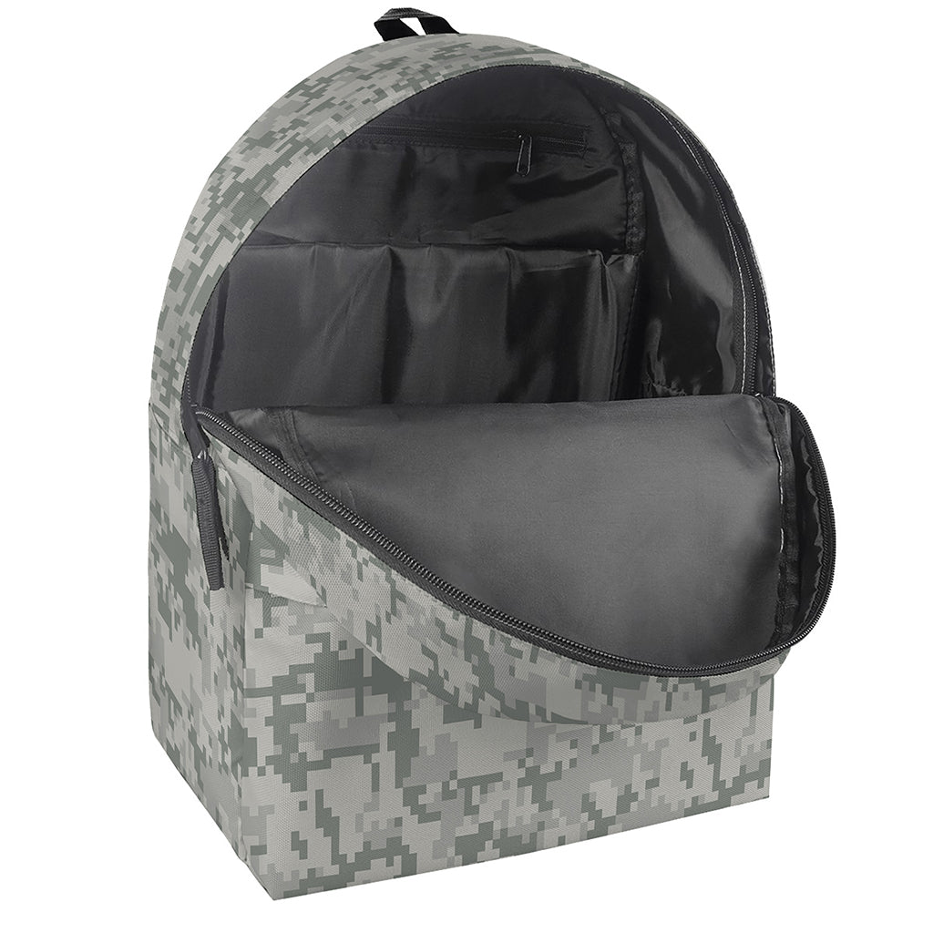 Tan Digital Camo Pattern Print Backpack