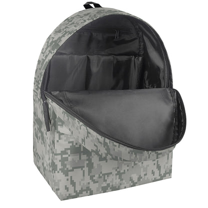 Tan Digital Camo Pattern Print Backpack