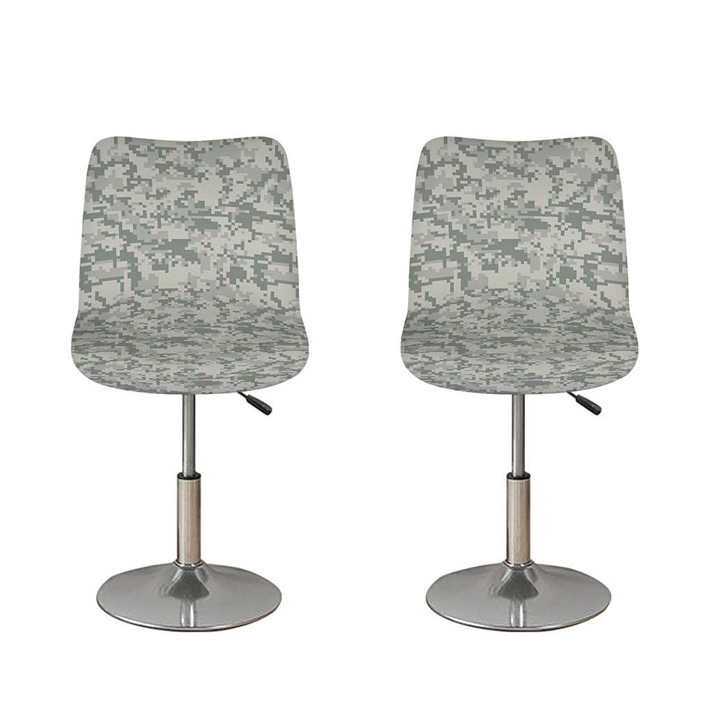 Tan Digital Camo Pattern Print Bar Stool Covers