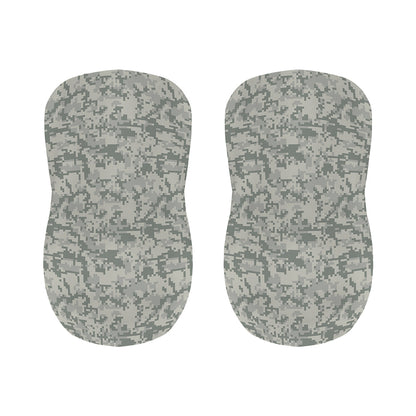 Tan Digital Camo Pattern Print Bar Stool Covers