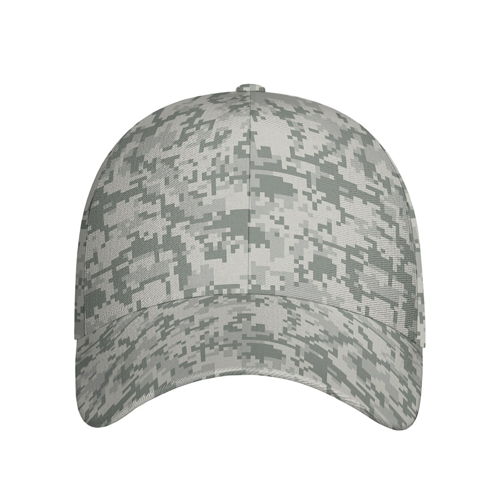 Tan Digital Camo Pattern Print Baseball Cap