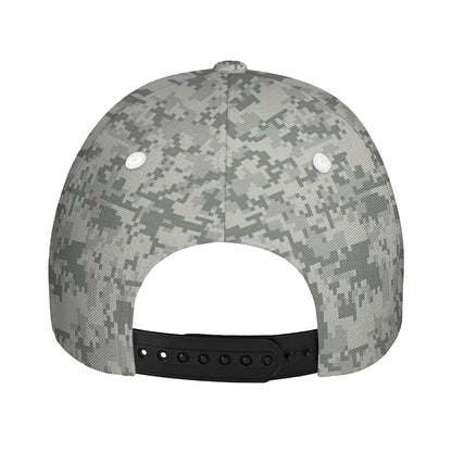 Tan Digital Camo Pattern Print Baseball Cap