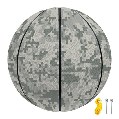 Tan Digital Camo Pattern Print Basketball