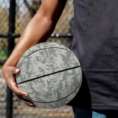 Tan Digital Camo Pattern Print Basketball