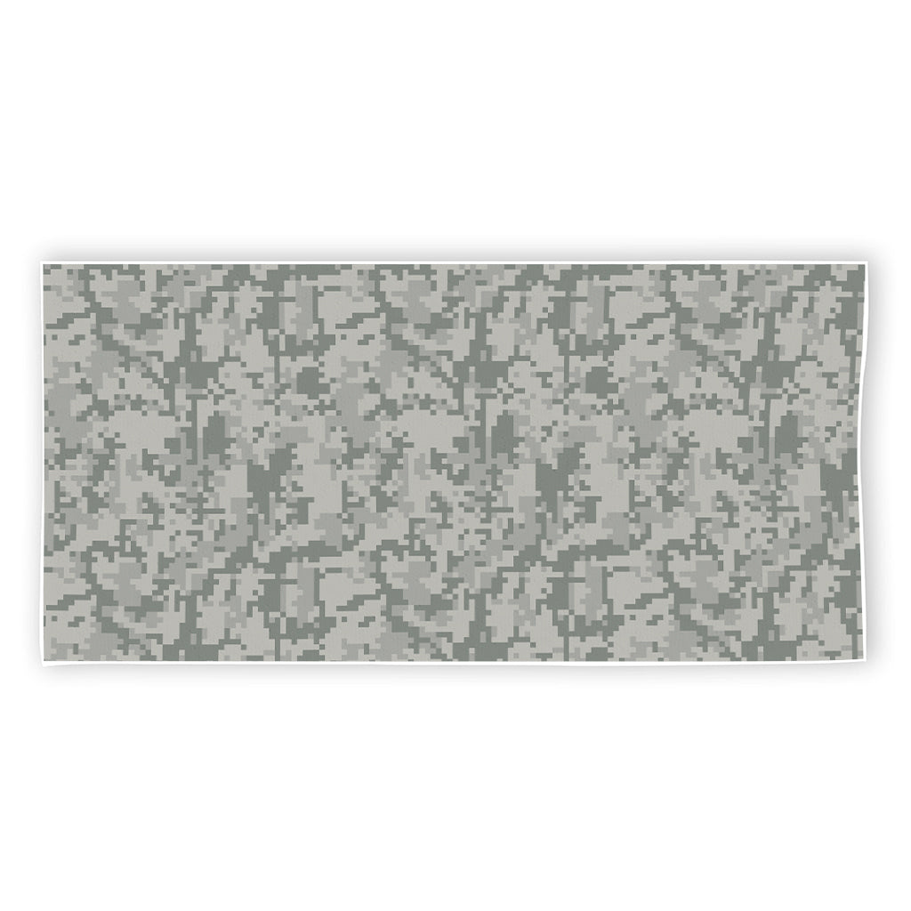 Tan Digital Camo Pattern Print Beach Towel