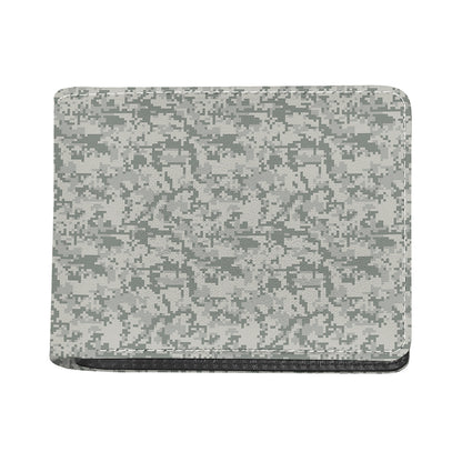 Tan Digital Camo Pattern Print Bifold Wallet