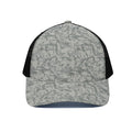 Tan Digital Camo Pattern Print Black Mesh Trucker Hat