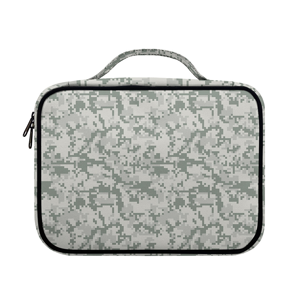 Tan Digital Camo Pattern Print Briefcase Bible Bag