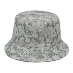 Tan Digital Camo Pattern Print Bucket Hat