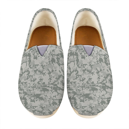 Tan Digital Camo Pattern Print Casual Shoes