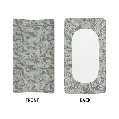 Tan Digital Camo Pattern Print Changing Pad Cover