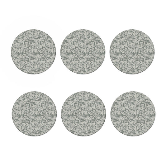 Tan Digital Camo Pattern Print Coaster Set