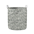 Tan Digital Camo Pattern Print Collapsible Laundry Basket