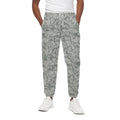 Tan Digital Camo Pattern Print Cotton Sweatpants